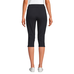 Women's Petite Starfish High Rise Pintuck Capri Pants