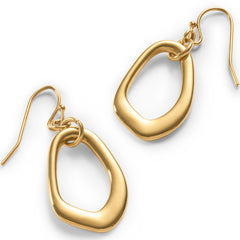 Water-Resistant Wire Drop Earrings