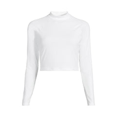 Women's Long SunShade UPF 50 Long Sleeve Cropped Rash Guard