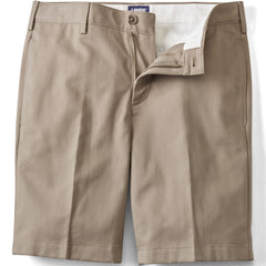Men's Big No Iron 9" Plain Front Chino Short