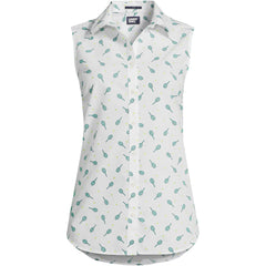 Women's Plus Size No Iron Sleeveless Shirt