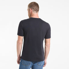 Men's Tall Short Sleeve Cotton Supima Jersey Henley