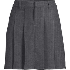 Women's Brushed Flannel Pleated Mini Skirt