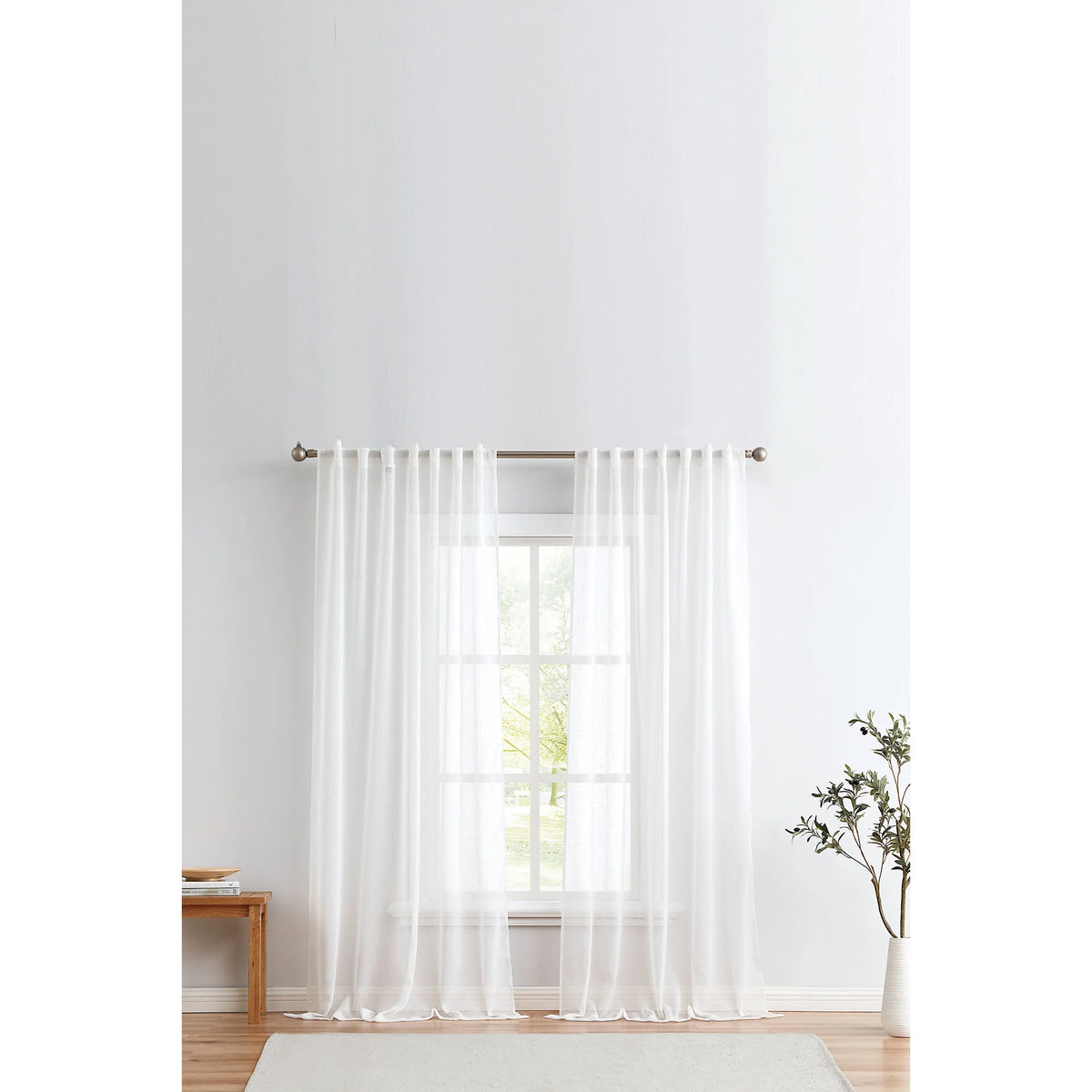 Cannon Sheer Window Panel Pair Curtains