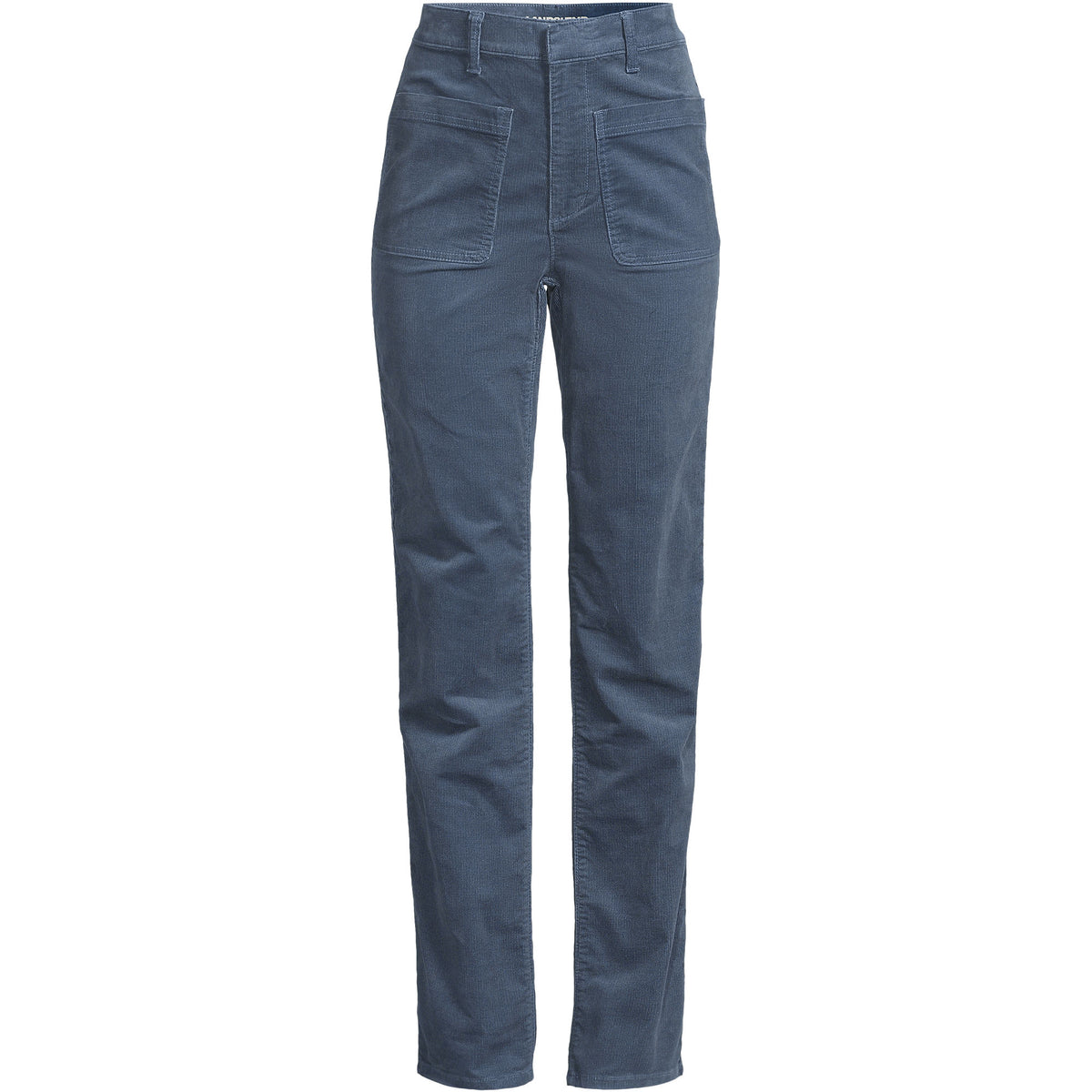 Women's Plus Size Corduroy High Rise Rail Straight Leg Pants