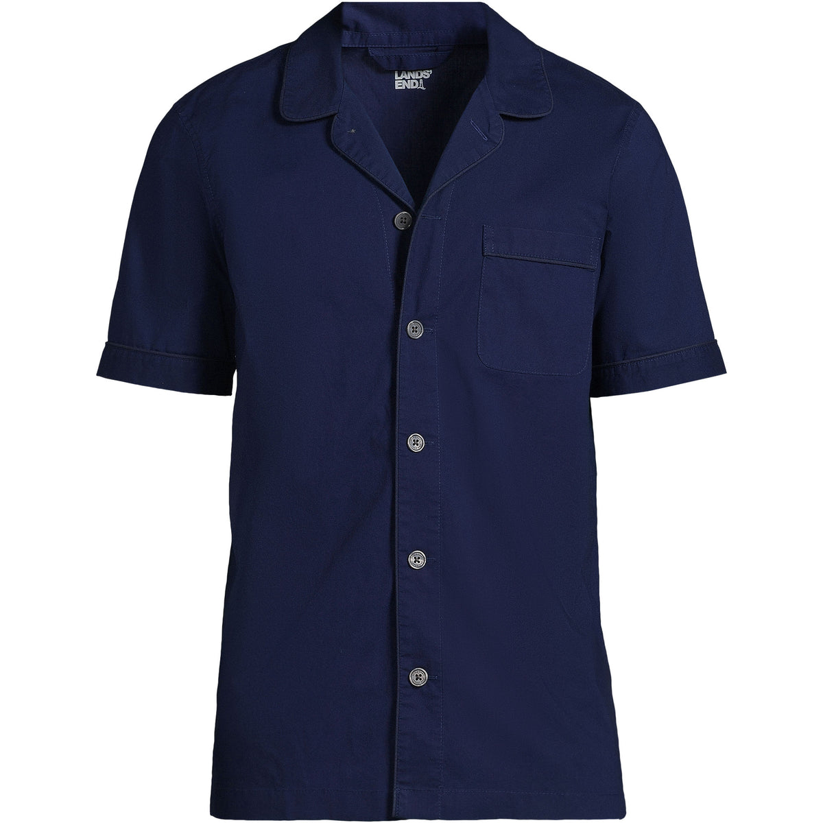 Men's Tall Short Sleeve Essential Pajama Shirt