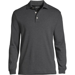 Men's Big Long Sleeve Cotton Supima Polo Shirt