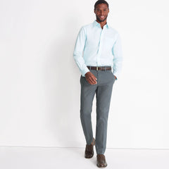 Men's No Iron Straight Fit Plain Front Chino Pant