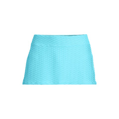 Women's Texture Mini Swim Skirt Swim Bottoms