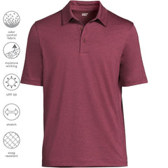 Men's Big Rapid Dry Space Dye Polo Shirt