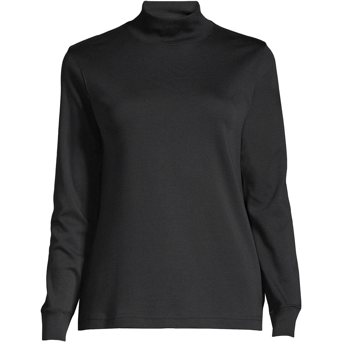 Women's Long Sleeve Supima Mock Turtleneck