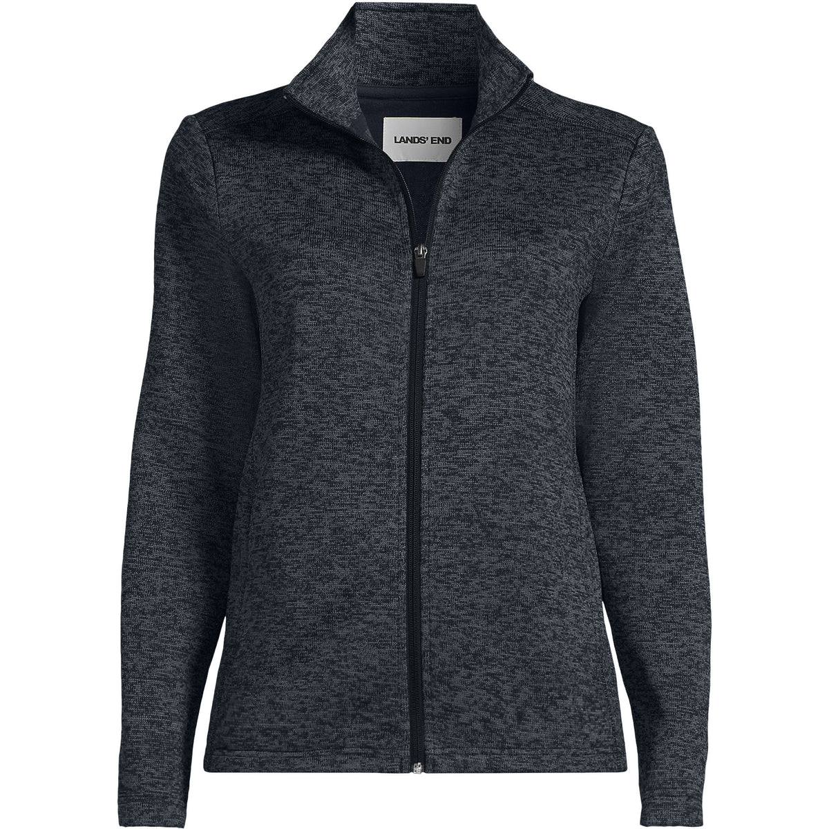 Women's Sweater Fleece Zip Front Jacket