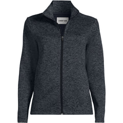 Women's Sweater Fleece Zip Front Jacket