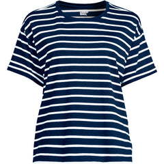 Women's Oversized Supima Short Sleeve Crew Neck T-Shirt
