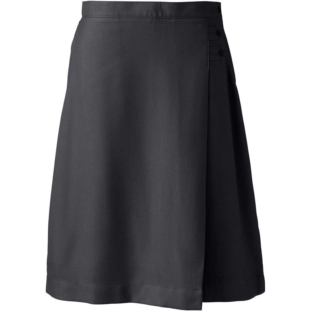 Women's Solid A-line Skirt Below the Knee