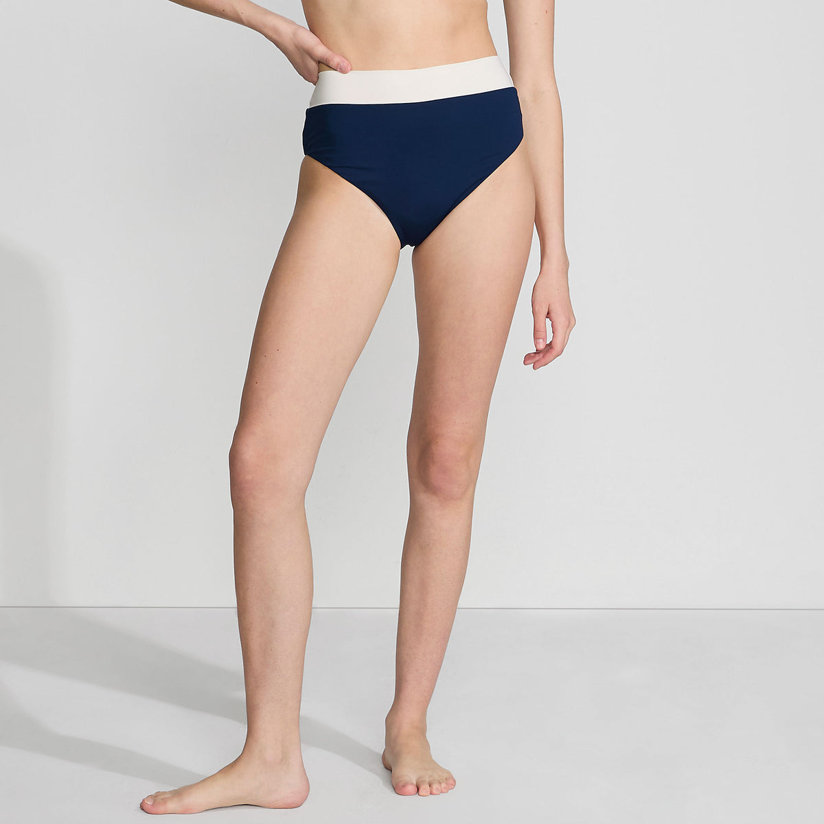 Women's Reversible Ultra High Leg High Waisted Bikini Swim Bottoms