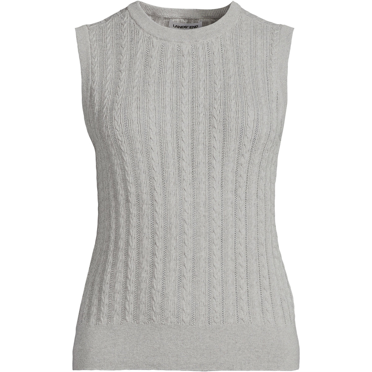Women's Cotton Pointelle Shell Sweater