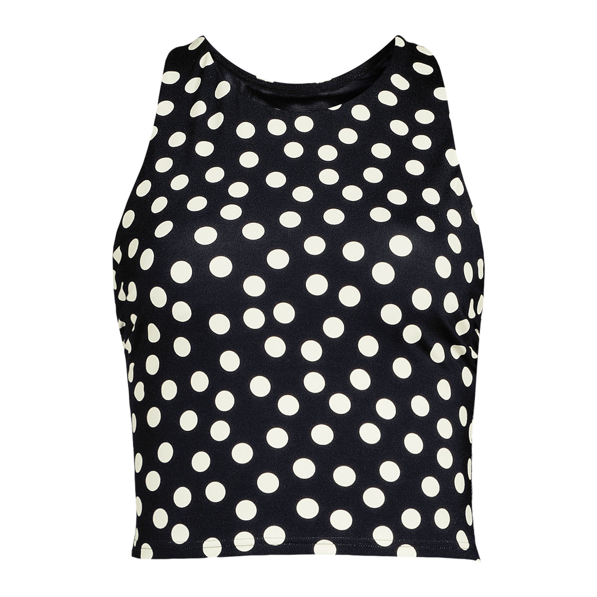 Women's High Neck Racerback Midkini Top