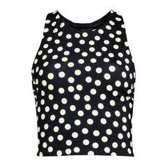 Women's Plus Size High Neck Racerback Midkini Top