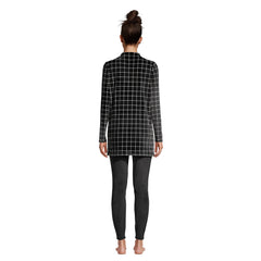Women's Cozy Pajama Set Long Sleeve Top and Print Leggings
