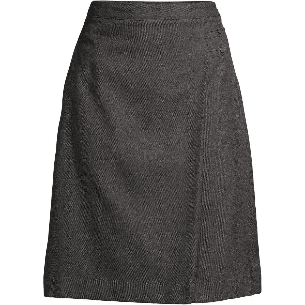 Women's Solid A-line Skirt Below The Knee
