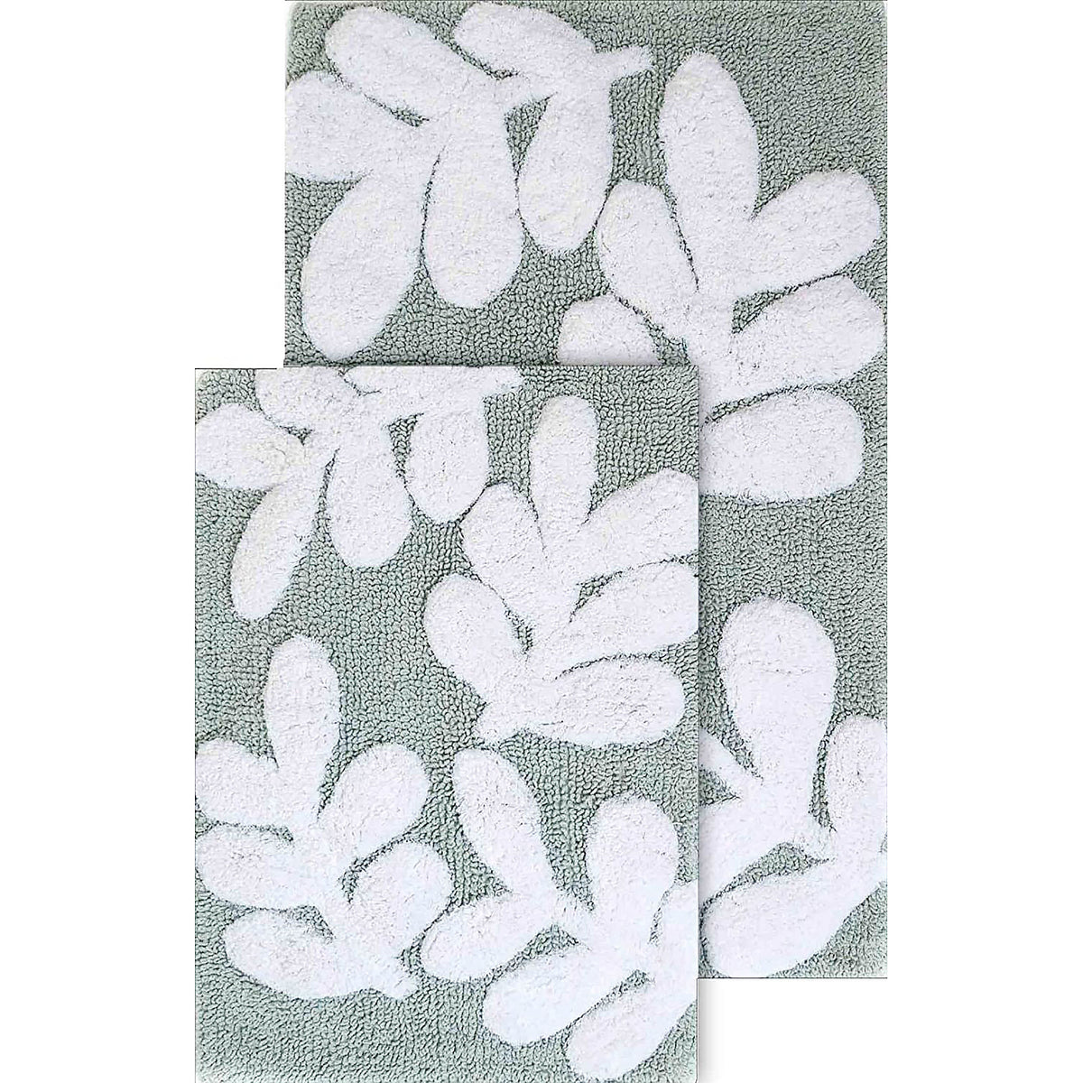 Chesapeake Monte Carlo Cotton Anti Skid 2 Piece Bath Rug Set