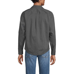 School Uniform Men's Ripstop Long Sleeve Utility Work Shirt