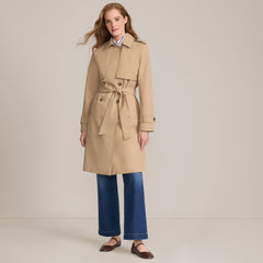Women's Petite Squall Waterproof Modern Trench Raincoat