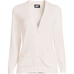 Women Plus Size Cotton Modal V-neck Cardigan Sweater