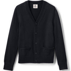 School Uniform Boys Cotton Modal Button Front Cardigan Sweater