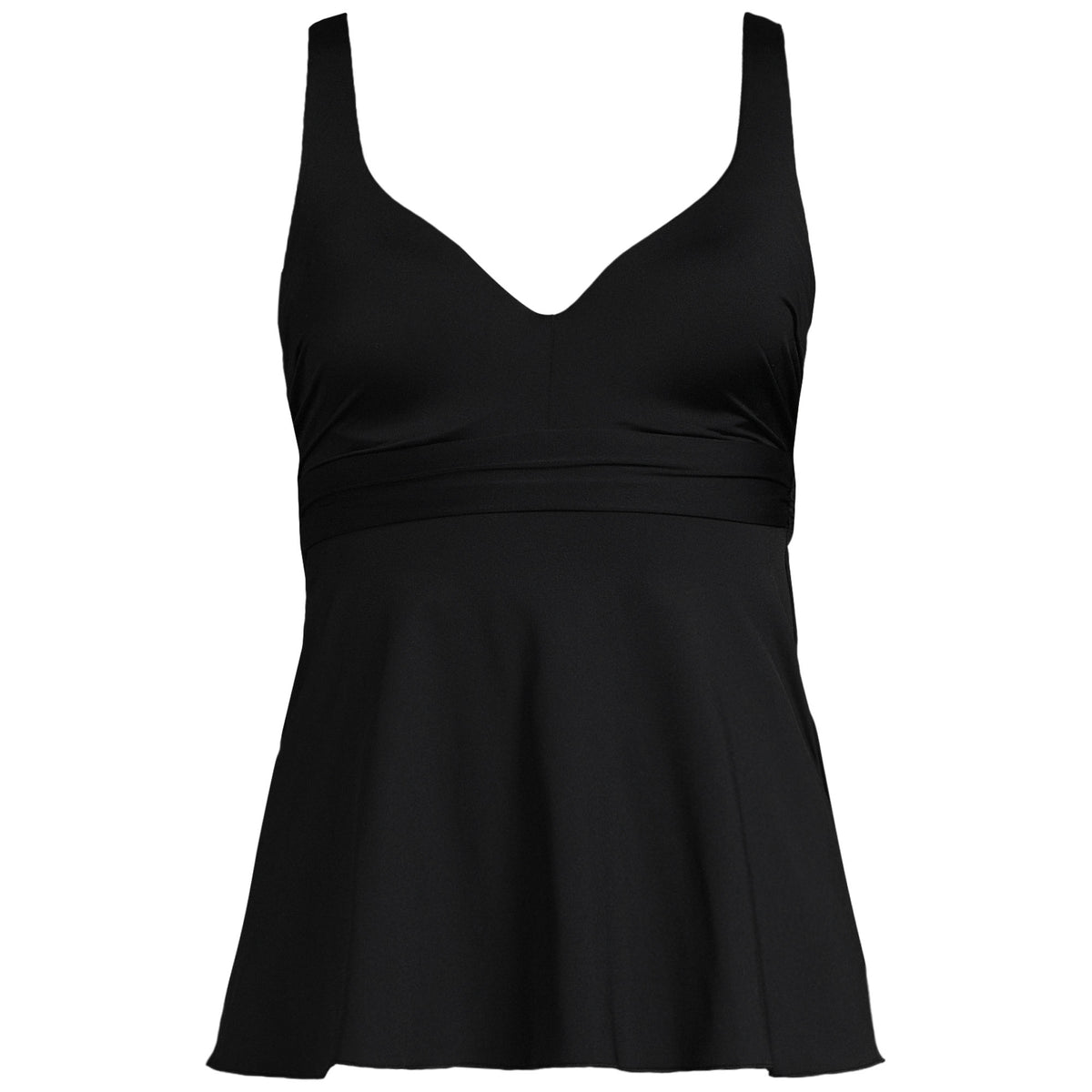 Women's D-Cup Sweetheart Belted Flutter Tankini