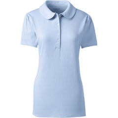 Women's Short Sleeve Peter Pan Collar Polo Shirt