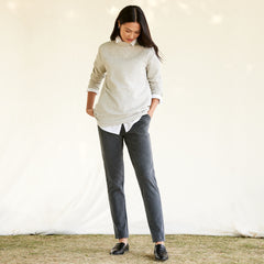 Women's Petite Sport Knit High Rise Corduroy Pants