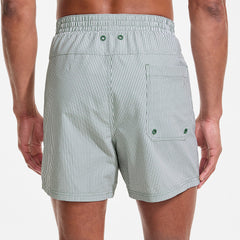 Mens 5" Seersucker Volley with Hydroliner Swim Trunk