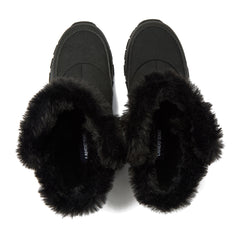 Kids Expedition Faux Fur Waterproof Puffer Snow Boots
