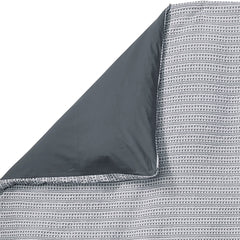 Cotton Matelasse Textured Stripe Duvet Bed Cover