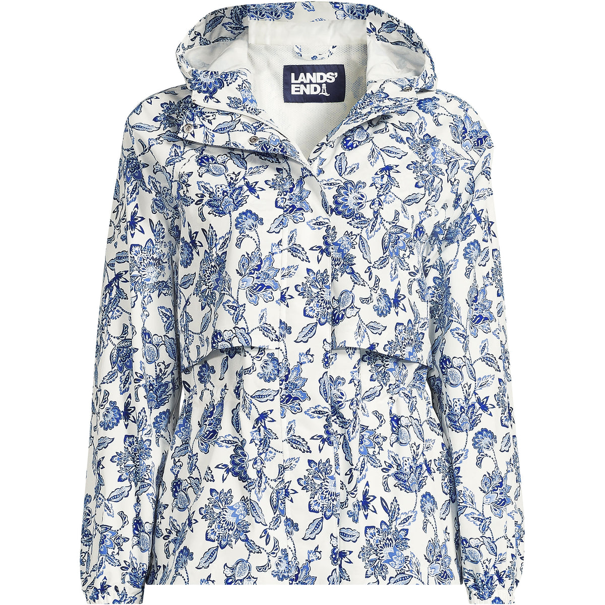 Women's Plus Size Print Squall Packable Rain Jacket