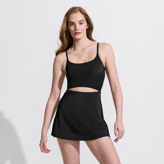 Women's Tugless Monokini Swim Dress Swimsuit