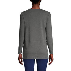 School Uniform Women's Cotton Polyester Long Sleeve Tunic with Pockets