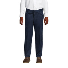 Boys Tailored Fit Blend Iron Knee Plain Front Pants