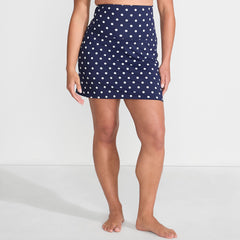 Women's Tummy Control Ultra High Waisted Modest Swim Skirt Swim Bottoms