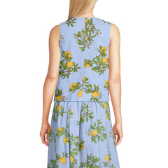 Women's Poplin Sleeveless Shell