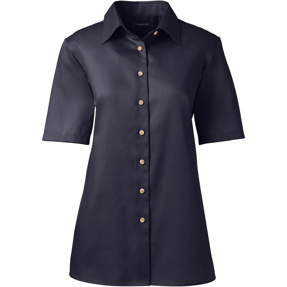 Women's Plus Size Short Sleeve Performance Twill Shirt