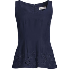 Women's Embroidered Peplum Top