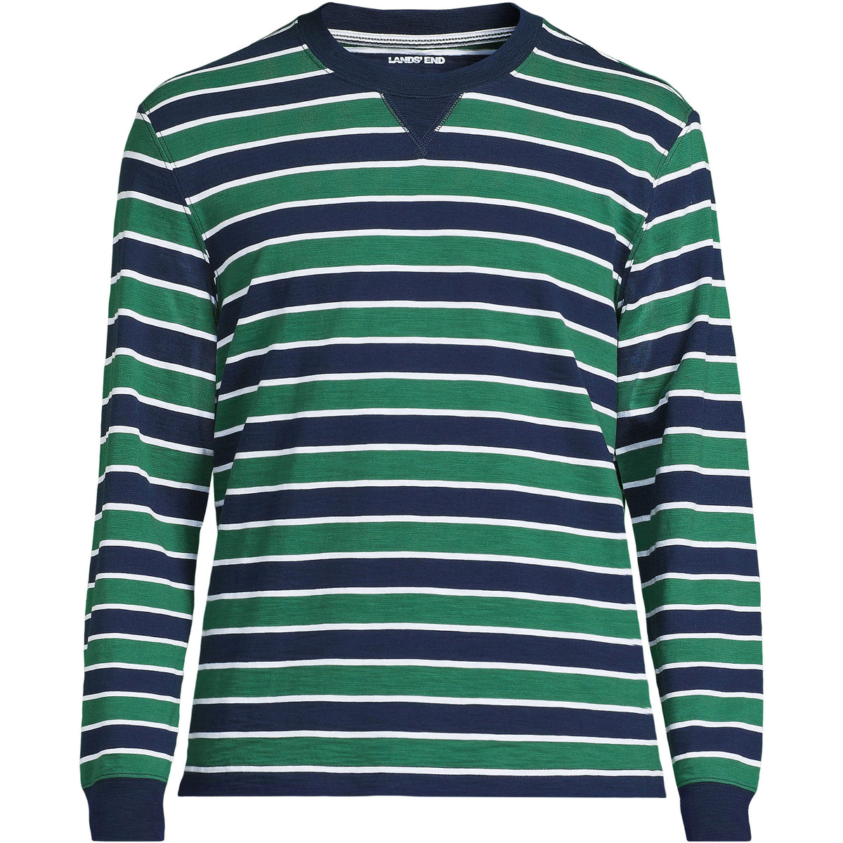 Men's Tall Long Sleeve Slub Crew