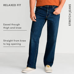 Men's Tall Stretch Relaxed Fit Jean