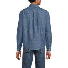 Men's Tall Long Sleeve Chambray Shirt