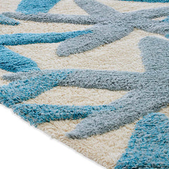 Chesapeake Ariel Star Pattern Cotton Anti Skid 2 Piece Bath Rug Set