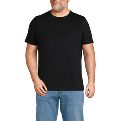 Men's Big and Tall Short Sleeve Cotton Supima Tee With Pocket