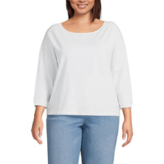 Women's Plus Size Lightweight Jersey Top
